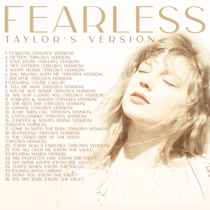 TAYLOR SWIFT: FEARLESS TAYLOR'S VERSION VINYL LP