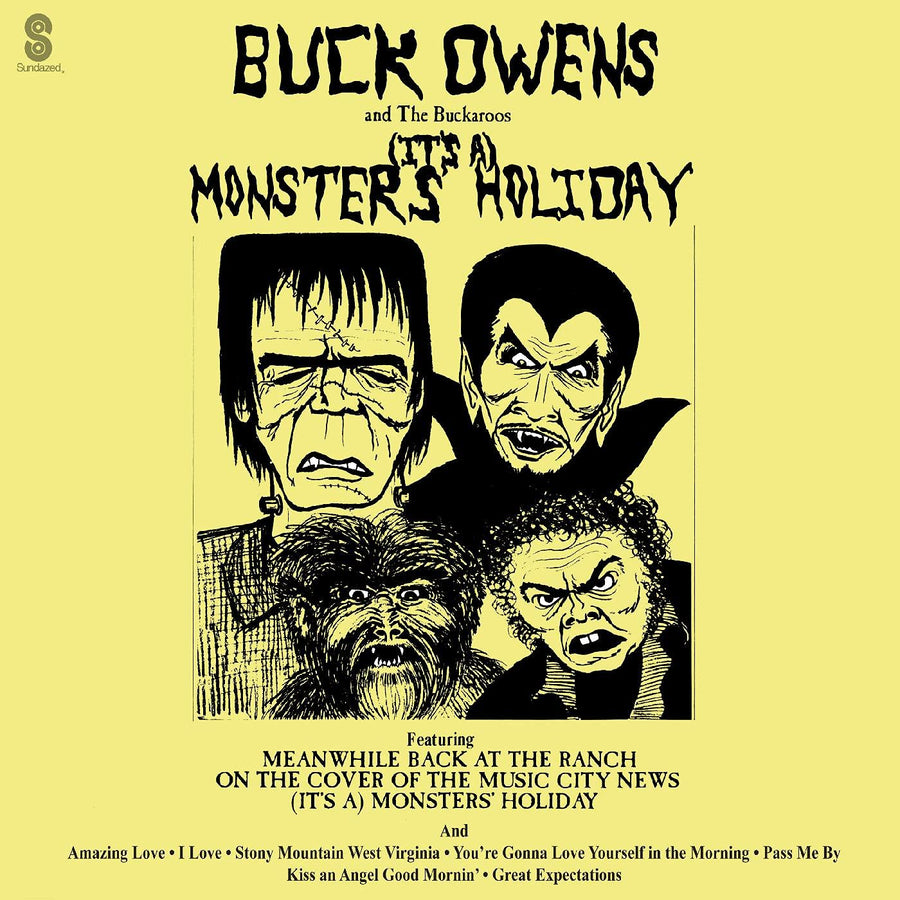 angel from monsters in the morning BUCK OWENS: (IT'S A) MONSTERS' HOLIDAY VINYL LP – The Museum Store
