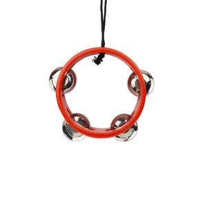 Red Tambourine Ornament