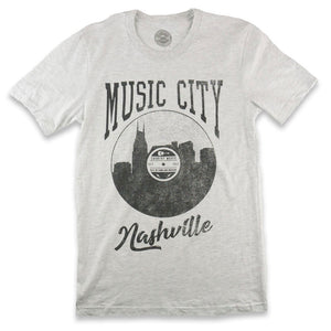 Music City Record Skyline T-Shirt